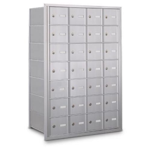 Rear Loading 28-Door Horizontal Mailbox